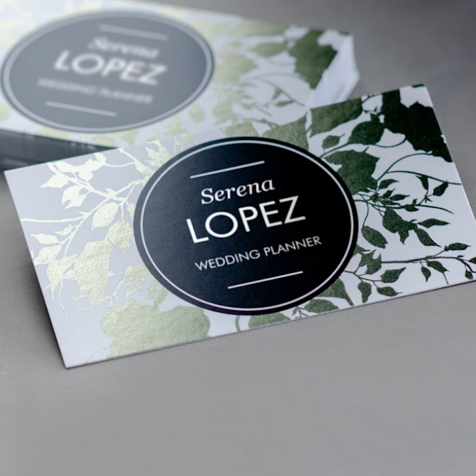 Foil Accent Business Cards | NYTransfers