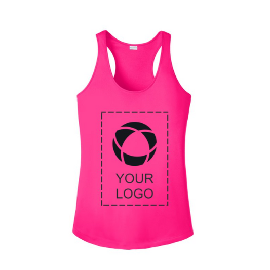Sport-Tek® Ladies Performance Racerback Tank Screenprint | NYTransfers