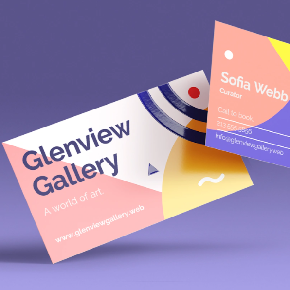 Embossed Gloss Business Cards