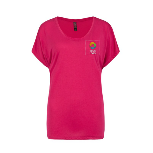 District Made® Ladies Drapey Dolman Tee | NYTransfers