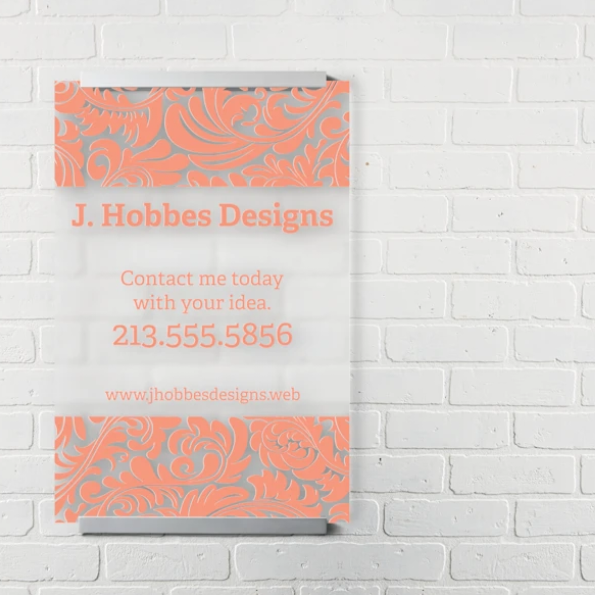 Acrylic Signs | NYTransfers