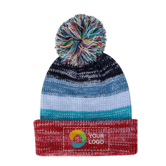 Aura Cuffed Pom Beanie | NYTransfers