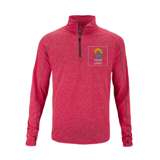 Elevate Men's Taza Knit Quarter Zip | NYTransfers