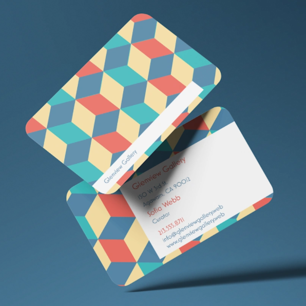 Rounded Corner Business Cards | NYTransfers
