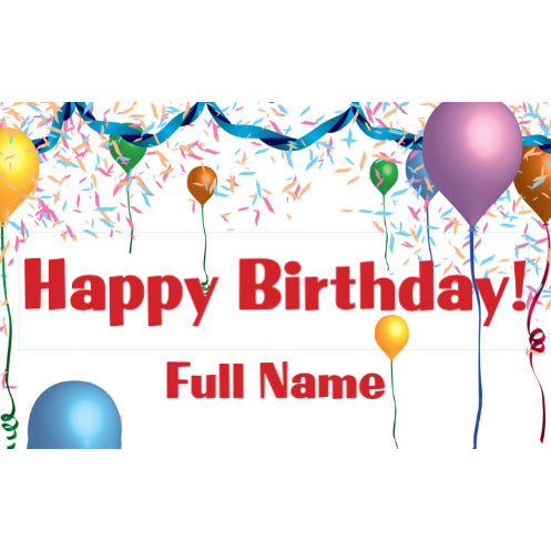 2.5' x 4' Birthday Vinyl Banner | NYTransfers