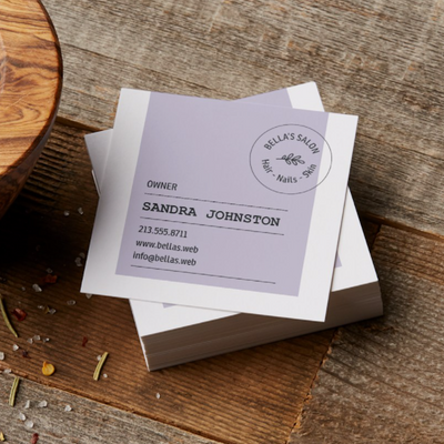 Square Business Cards | NYTransfers