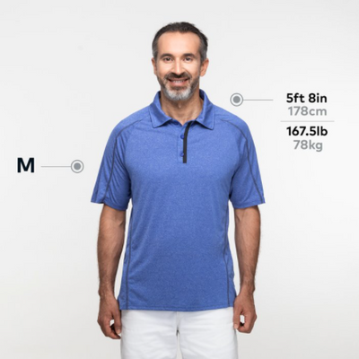 Elevate Men's Macta Short Sleeve Polo Shirt | NYTransfers